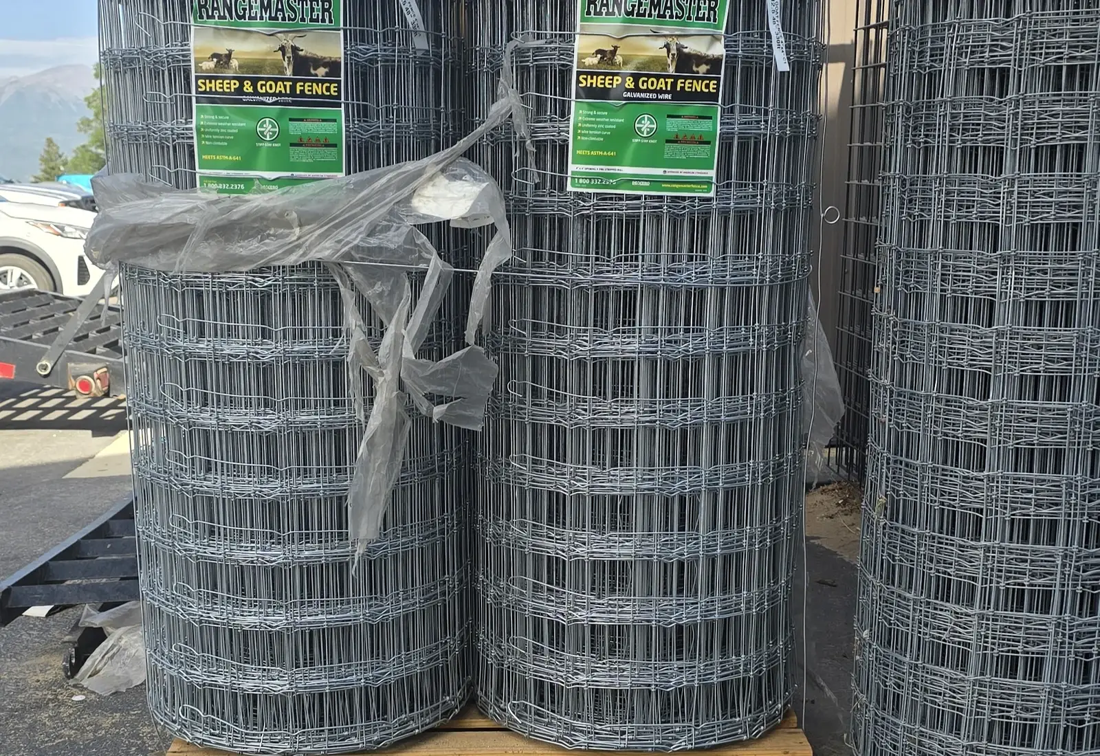 fencing rolled wire
