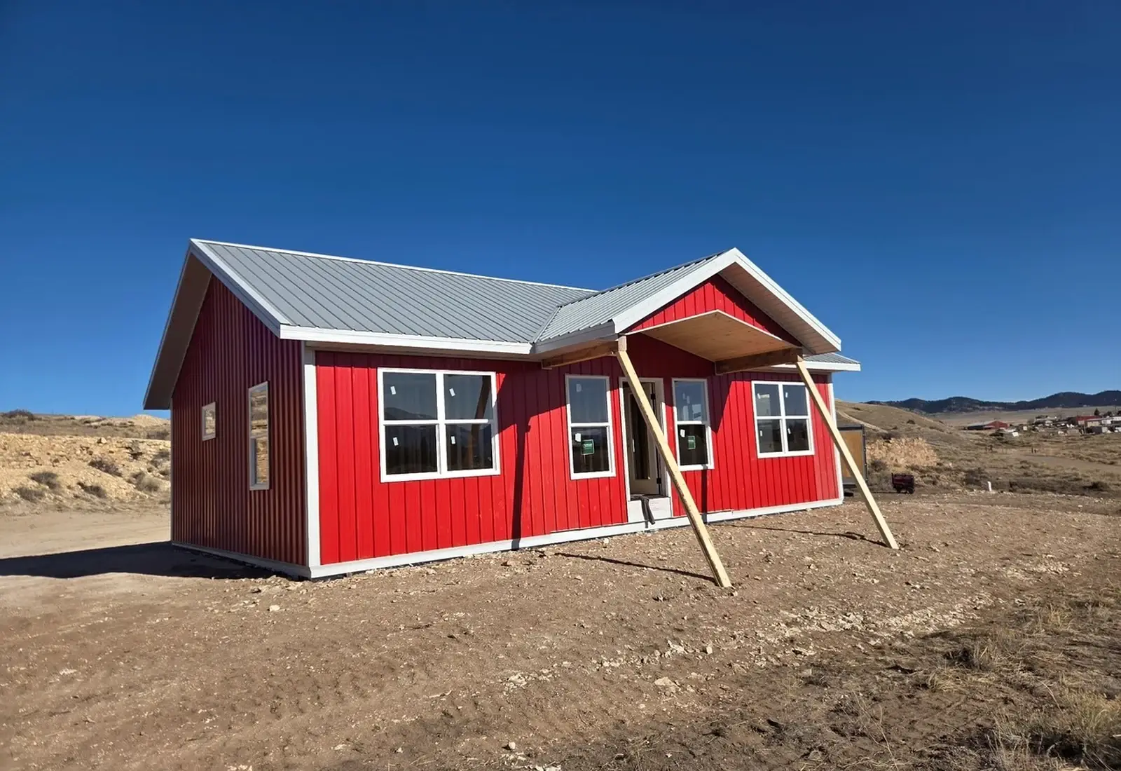 siding finished home